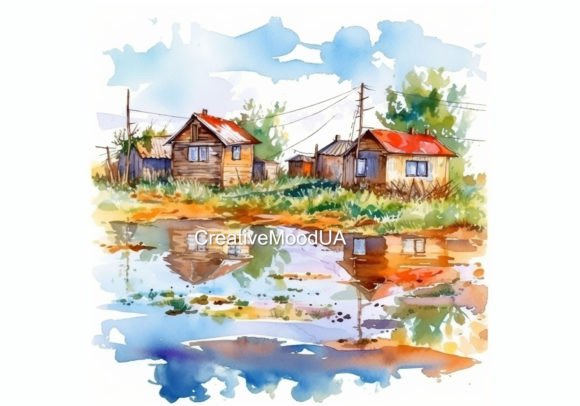 Download Collection of Digital Watercolor Drawing - Digital watercolor Collection