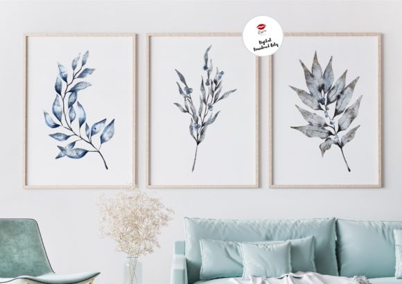 Download Watercolor Botanical Print Set of 3 - Premium Bundle