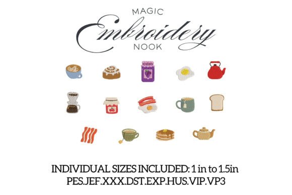 Download Mini Breakfast Bundle X 14 Designs - Breakfast bundle Collection