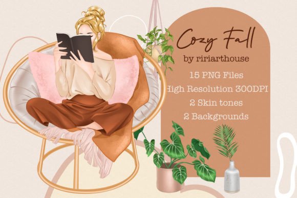 Download Cozy Fall Clipart, Autumn Illustration - Cozy fall clipart Collection