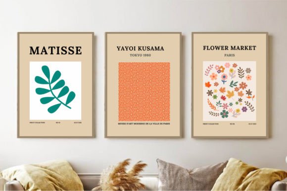 Download Wall Art Set of 3 Matisse Print - Set of 3 Collection
