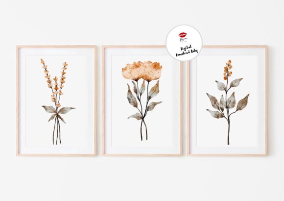 Download Watercolor Floral Prints Set of 3 - Premium Resources