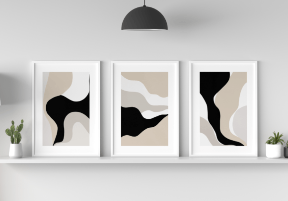 Download Set of 3 Geometric Scandinavian Art - Set of 3 Collection